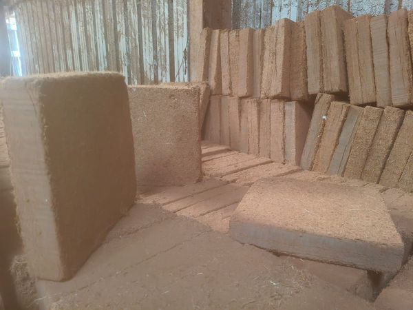Coco Peat Block Closeup