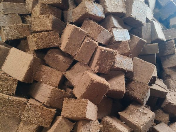 Coir Husk Chips Cubes